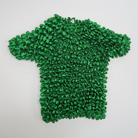 Vintage 90s Green Bubble Popcorn Shirt - Picture 6 of 7